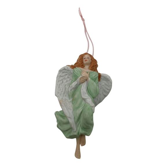Hallmark Other - Hallmark Keepsake Angel of Faith Ornament 2001 Christmas Pink Vintage